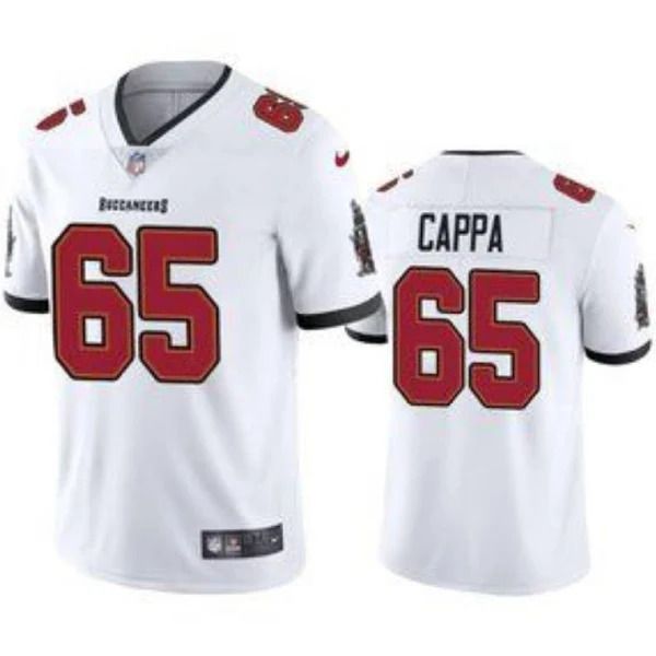 Men Tampa Bay Buccaneers #65 Alex Cappa Nike White Vapor Limited NFL Jersey->tampa bay buccaneers->NFL Jersey